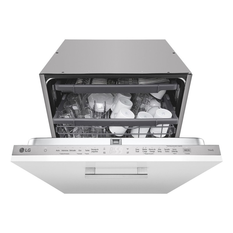 LG DB243TX Completamente integrado 14 cubiertos