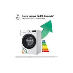 LG F4WR5010A6W lavadora Carga frontal 10 kg 1360 RPM Blanco