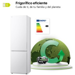 LG GBV22NCCSW nevera y congelador Independiente 387 L Blanco