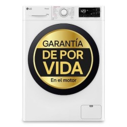 LG F4DR5509A0W lavadora-secadora Independiente Carga frontal Blanco