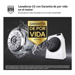 LG F4DR5509A0W lavadora-secadora Independiente Carga frontal Blanco
