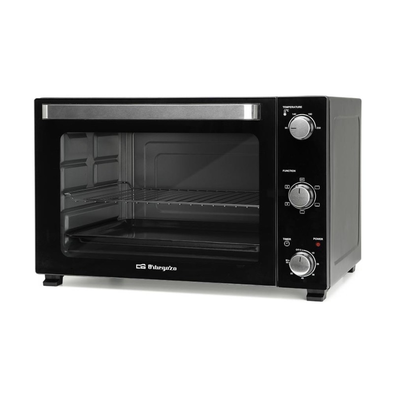 Orbegozo HOT 608 horno 30 L 2000 W Negro, Acero inoxidable