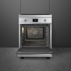 Smeg Symphony C6IMXT2 cocina Cocina independiente Eléctrico Con placa de inducción Acero inoxidable