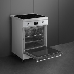 Smeg Symphony C6IMXT2 cocina Cocina independiente Eléctrico Con placa de inducción Acero inoxidable