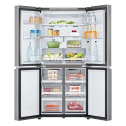 LG GMB860PYDE nevera puerta lado a lado Independiente 530 L Plata