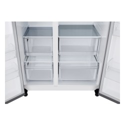 LG GSBC40PYPE nevera puerta lado a lado Independiente 664 L Plata