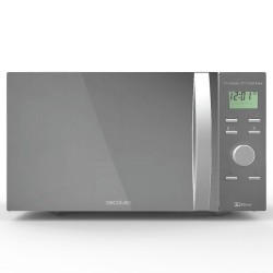 Cecotec 01544 microondas Plata Microondas con grill Encimera 30 L 1000 W