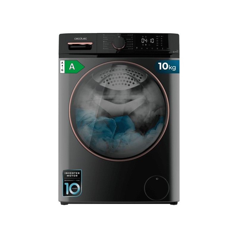 Cecotec Bolero DressCode 10610 lavadora Carga frontal 10 kg 1400 RPM Acero