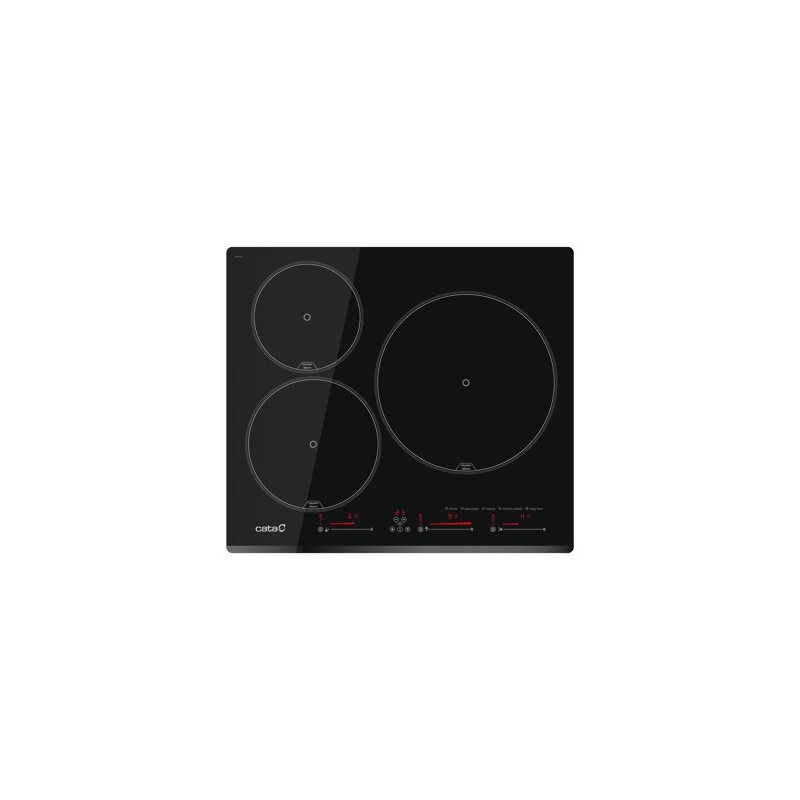CATA INSB 6003E2 BK Negro Integrado 59 cm Con placa de inducción 3 zona(s)