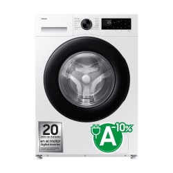 Samsung Lavadora con fondo reducido 9kg AI Ecobubble™ Clase A Blanca WW90DG5G34AEEC