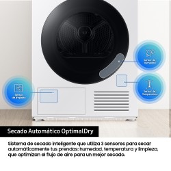 Samsung Secadora Bespoke AI 9k OptimalDry A+++ blanca DV90DB7845GEU3