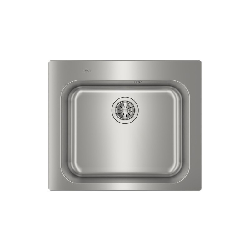 Teka Universe 60 T-XP 1B MAX Fregadero encastrado bajo encimera Plaza Acero inoxidable