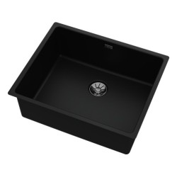 Teka TOPLINE RS15 50.40 FBK Fregadero encastrado bajo encimera Rectangular Acero inoxidable