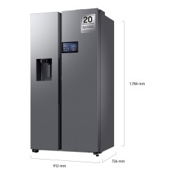 Samsung Series 9 Frigorífico Americano Bespoke AI 178cm 621L Clase E Inox RS90F64EETEF
