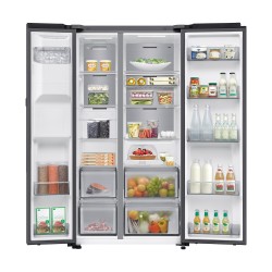 Samsung Series 9 Frigorífico Americano Bespoke AI 178cm 621L Clase E Inox RS90F64EETEF