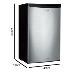 Cecotec 00127 nevera combi Independiente 91 L Acero inoxidable
