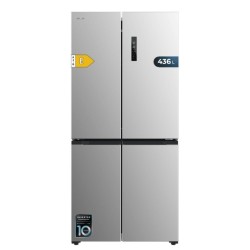Cecotec Bolero CoolMarket 4D 436 nevera puerta lado a lado Independiente 436 L Plata