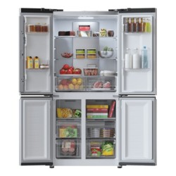 Cecotec Bolero CoolMarket 4D 436 nevera puerta lado a lado Independiente 436 L Plata