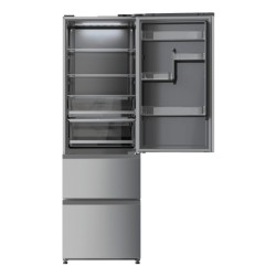 Cecotec 02080 nevera puerta lado a lado Independiente 401 L Gris