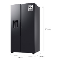 Samsung Series 8 Frigorífico Americano Bespoke AI 178cm 640L Clase D Grafito RS80F64KDFEF