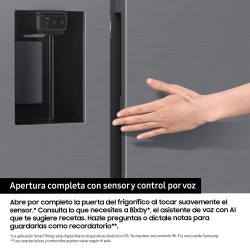 Samsung Series 8 Frigorífico Americano Bespoke AI 178cm 640L Clase D Grafito RS80F64KDFEF