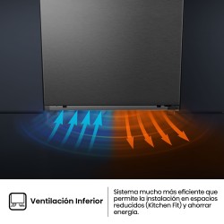 Hisense RL3K370SAIE frigorífico Independiente 372 L Acero inoxidable