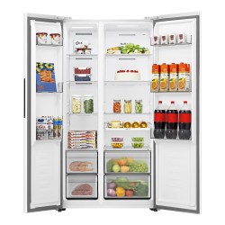 Hisense RS3P538NEWE nevera puerta lado a lado Integrado Independiente 534 L Blanco