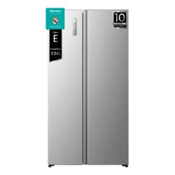 Hisense RS3P538NAIE nevera puerta lado a lado Integrado Independiente 534 L Acero inoxidable