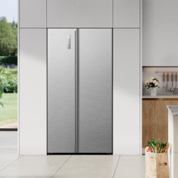 Hisense RS3P538NAIE nevera puerta lado a lado Integrado Independiente 534 L Acero inoxidable
