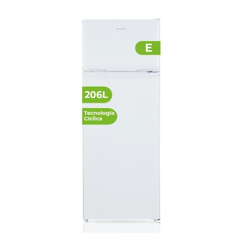 Aspes AF145503E nevera y congelador Independiente 206 L Blanco