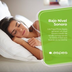 Aspes AF145503E nevera y congelador Independiente 206 L Blanco