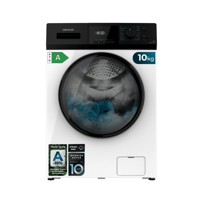 Cecotec Bolero DressCode 10410 lavadora Carga frontal 10 kg 1400 RPM Blanco