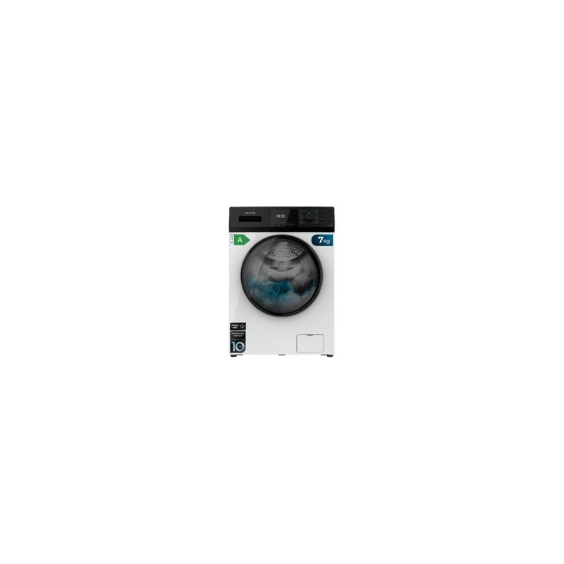 Cecotec Bolero Dresscode 7410 Inverter A lavadora Carga frontal 7 kg 1200 RPM Negro, Blanco