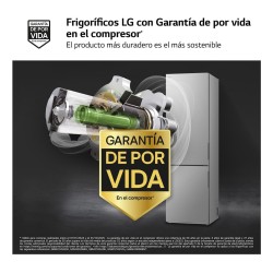 LG GBV22NCDPY nevera y congelador Independiente 277 L Acero inoxidable