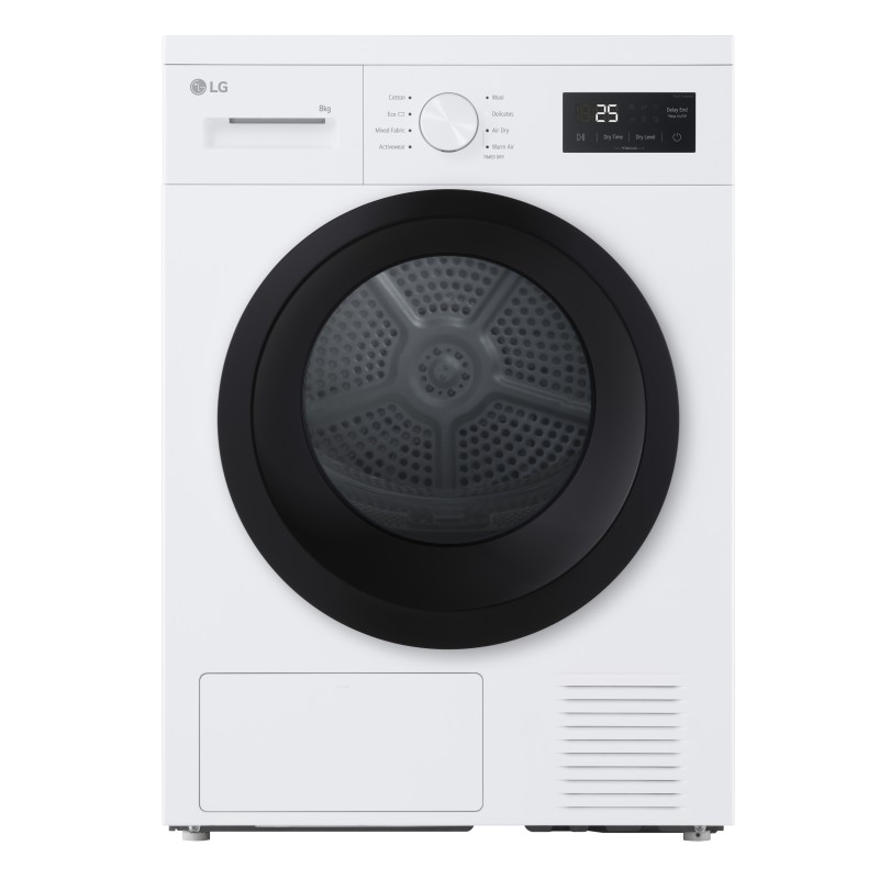 LG RHA1008NWK secadora Independiente Carga frontal 8 kg Blanco