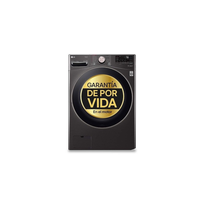 LG F0P3CYV2E lavadora Carga frontal 20 kg 1000 RPM Negro
