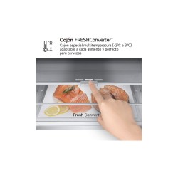LG GBV7270ESW nevera y congelador Independiente 387 L Blanco
