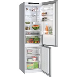 Bosch Serie 4 KGN392LAG nevera y congelador Independiente 363 L Metálico