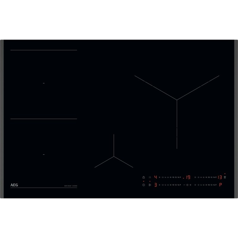 AEG TO84IU0FFB Negro Integrado 80 cm Con placa de inducción 4 zona(s)