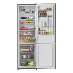 Cecotec Bolero CoolMarket Combi 356 Grey Glass E Independiente 356 L Gris