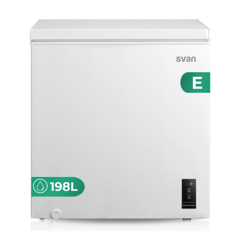 SVAN SCH2003EDC congelador Arcón congelador Independiente 198 L Blanco