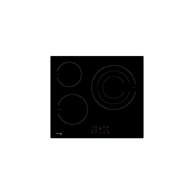 Fagor 3VFT-30AC hobs Negro Integrado 60 cm Cerámico 3 zona(s)