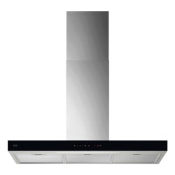 AEG GB67D91HL De pared Negro, Acero inoxidable 600 m³ h