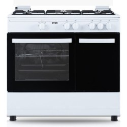SVAN SKGW5901PB cocina Cocina independiente Gas Encimera de gas Blanco