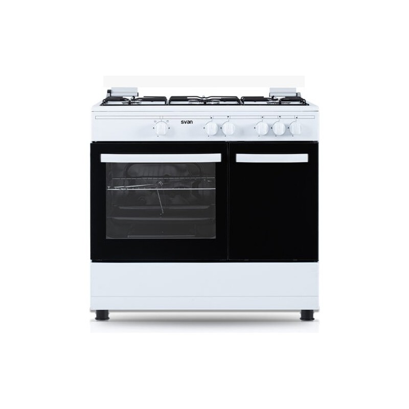 SVAN SKGW5901PB cocina Cocina independiente Gas Encimera de gas Blanco