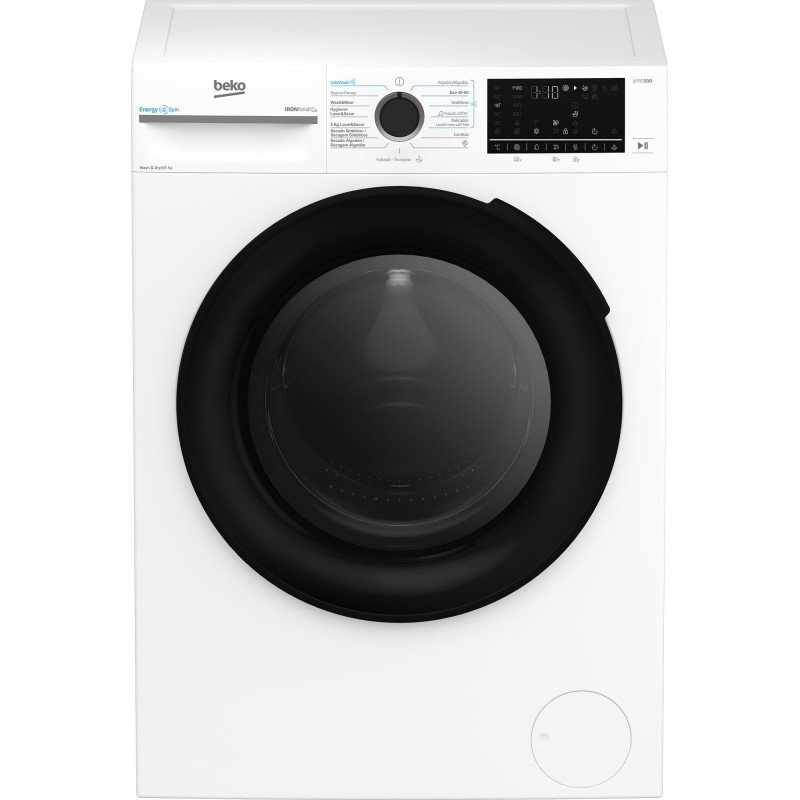 Beko BM5DFT48437WB lavadora-secadora Independiente Carga frontal Blanco