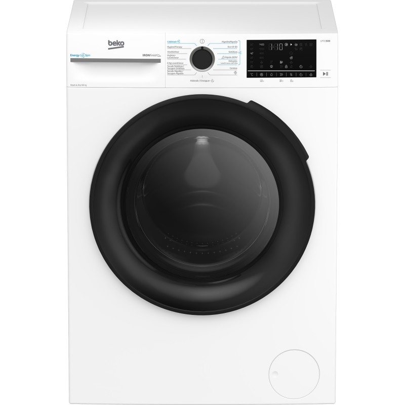 Beko BM5DFT49437WB lavadora-secadora Independiente Carga frontal Blanco