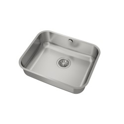 Teka BE 50.40 MAX Fregadero encastrado bajo encimera Rectangular Acero inoxidable