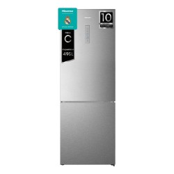 Hisense RB645N4BIC nevera y congelador Independiente 495 L Acero inoxidable