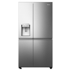 Hisense RS818N4IIE1 nevera puerta lado a lado Independiente 632 L Acero inoxidable